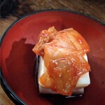 Gombee - 本日のお通しキムチ豆腐