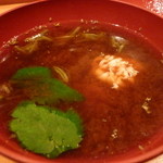 まき田鮨 - ☆赤出汁は鱧とじゅんさいです☆