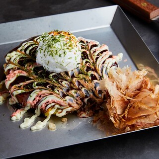 銀の板から継承された唯一無二のお好み焼き『博多ごくせん焼き』