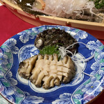 いわない温泉高島旅館 - 鮑のお刺身