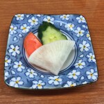 鉄板焼 豚肉ホルモン専門店 おっきん - 漬物