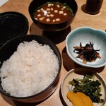 うおがし - 定食のご飯などなど。