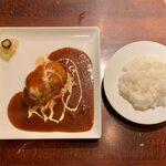 Kitchen Hasegawa - デミグラスチーズハンバーグ ¥1,200