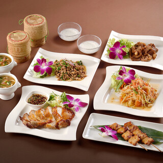 A great value course with all-you-can-drink that lets you enjoy authentic Thai Cuisine at a reasonable price.