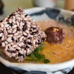 とん唐てん - 梅がゆ親子丼