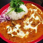寺町 大丈夫 - ベジタリアンはこちら、野菜キーマのレモンクリームカレー