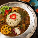 寺町 大丈夫 - 定番のチキンカレー！！大丈夫スパイスカレー