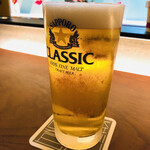 望楼NOGUCHI登別 - ウェルカムドリンクはビールをチョイス