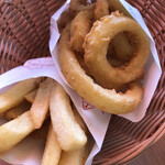 モスバーガー - オニオンフライとわいわいセットポテト