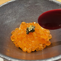 恵比寿 鮨 栞庵 やましろ - イクラの小丼ぶり