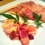 じどりや 穏座 - 地鶏塩焼きコース