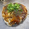 お好み焼き もも - 肉玉ソバ　イカ天入り