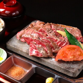 ランチタイム えん家ステーキ御膳 1g 1280円 えん家 太子店 網干 ステーキ 食べログ