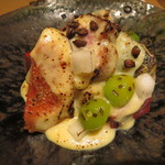 神保町 傳 - 鱧といちじく、栗のお豆腐、麦と