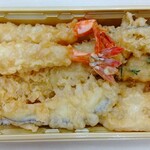 Ginza Hage Ten - 天ぷら弁当(大海老と貝柱天丼) 1,080円 ♪