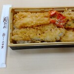Ginza Hage Ten - 天ぷら弁当(大海老と貝柱天丼) 1,080円 ♪