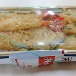 Ginza Hage Ten - 天ぷら弁当(大海老と貝柱天丼) 1,080円 ♪