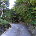 仙石高原大箱根一の湯 - 駐車場へ入ります