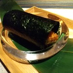 日本料理 TOBIUME - パリパリの海苔で巻いて