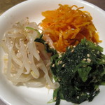 絵のある街 - こちらも手作りナムル盛り