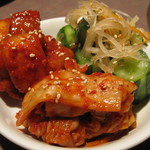 絵のある街 - キムチ盛り２人前ょ！旨い！！！