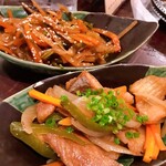 Sakazukiya - 白身魚の南蛮漬け、根菜のきんぴら