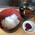 Shinsengumi - ご飯は小盛にしてもらいました