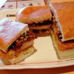 コメダ珈琲店 - 料理写真:味噌カツパン880円