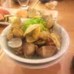 大阪 満マル - てんこ盛りあさり酒蒸し(399円) (2012.09.14)