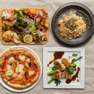 【일품 점심 ☆] 석 가마 피자, 파스타, 메인 요리를 선택!