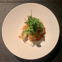 ミモザ - 鱈と蕗の薹のフリット金沙粉炒め