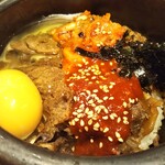 Korian Kicchin Shijan - プルコギ石焼ピビンバとミニ冷麺セット　1,246円
