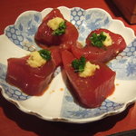 鮨座 醤の - かつおのづけ