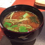 鮨座 醤の - 赤だし