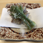 日本料理 五感 - ホタルイカ　たらの芽天ぷら