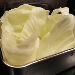 庵 - 付きだしのキャベツ・・・当然無料！！