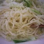 麺のアップ