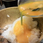 肉の匠 将泰庵 - 卵かけごはん