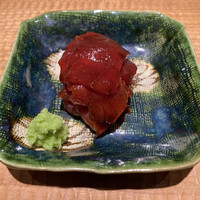 酒事と飯事 黄瀬戸 - 南マグロの漬け