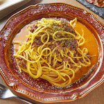 熟成肉バル ARASHI - 熟成牛すじ煮込みのクリームパスタ