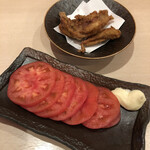 Kidunasushi - 鷄唐揚げ／冷やしトマト