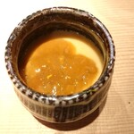 東麻布 天本 - このわたの茶碗蒸し