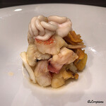 カーサ・デル・チーボ - ﾒﾇｹ､ﾀｺ､ｲｶ､ｱﾅｺﾞ､姫貝､螺貝､真鱈白子