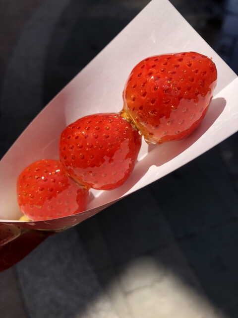いちごです 輝いているいちごあめ』by ぽにょにょん行進曲 : Strawberry