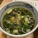 中華蕎麦 時雨 - ホロホロ南蛮つけ蕎麦+大盛 ¥900+100