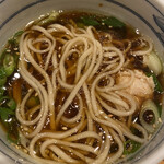 中華蕎麦 時雨 - ホロホロ南蛮つけ蕎麦+大盛 ¥900+100