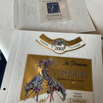 トゥールダルジャン - 本日いただいたシャンパン、ワインのエチケットをいただきました