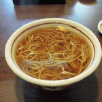 蕎麦見世のあみ - す蕎麦って言うんですかね？