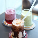 Various smoothies