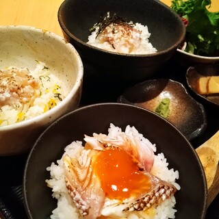 Lunch is a one-off, sea bream hitsumabushi! 12 meals per day (Saturdays, Sundays, and holidays only)